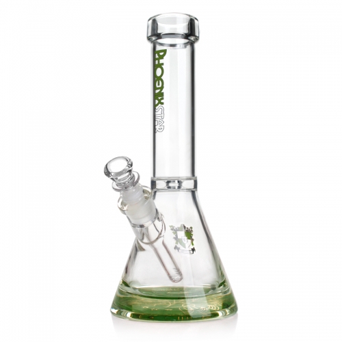 12" Thick 9mm Glass Beaker Bong with Ice Pinch