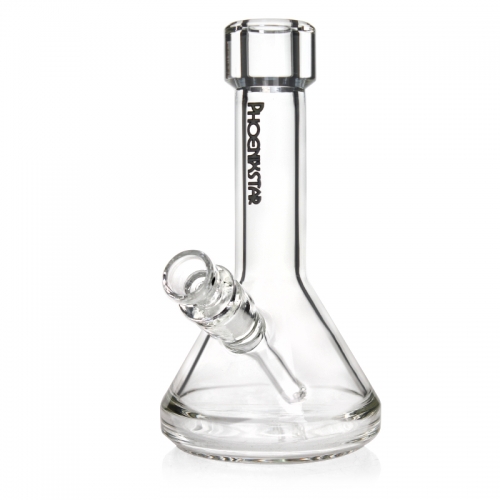 Phoenix Star 6" Small Beaker Bong With Thick Mouth & Heavy Base