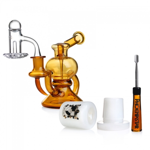 Phoenix Star Complete 7pcs Dab Smoking Kit with Recycler Rig