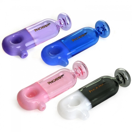 Phoenix Star Glass Mini Pipe 4" Handheld Pipe