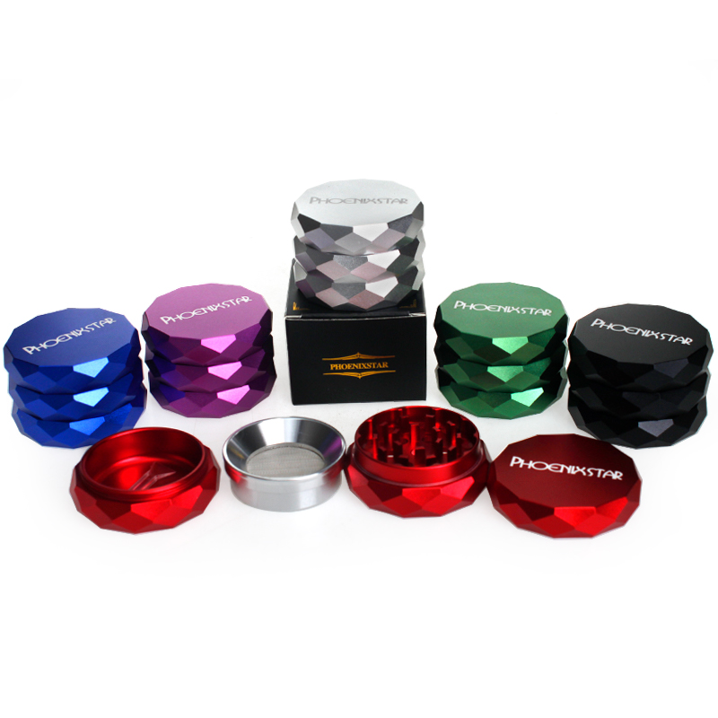 Phoenix Star Premium 4 Piece Grinder with Kief Catcher