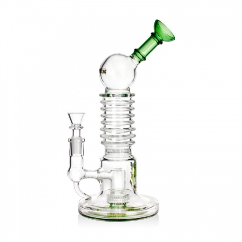 10.5" Bubbler with Showerhead and Honeycomb perc