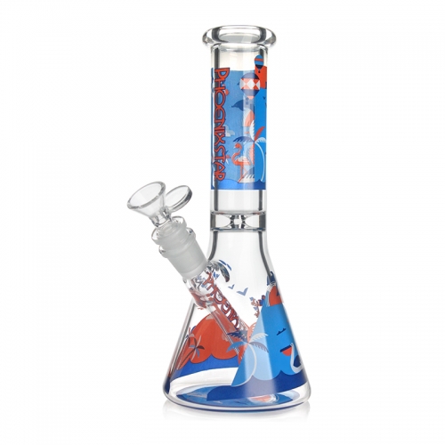 10" Decal Beaker Bong