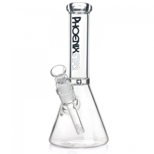 PHOENIXSTAR Clear Beaker Bong 10 Inches