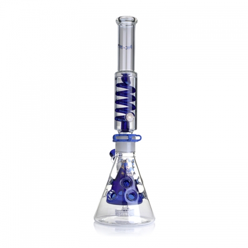 Phoenix Star Freezable Glycerin Coil Beaker Bong 18 Inches