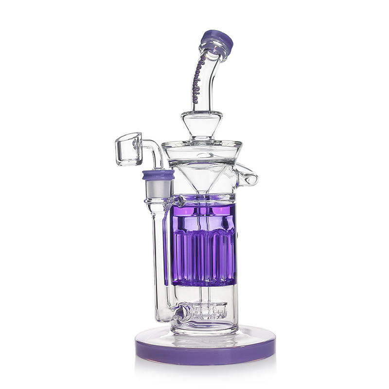 Phoenix Star Glycerin Recycler Bong with 8 Arm Pillar Perc