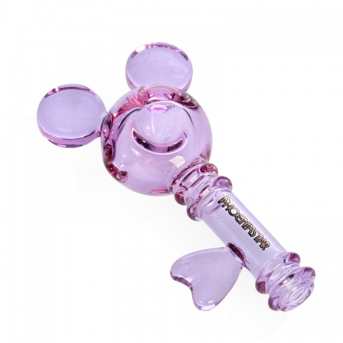 Micky Mouse Shaped Glass Handpipe for Sale