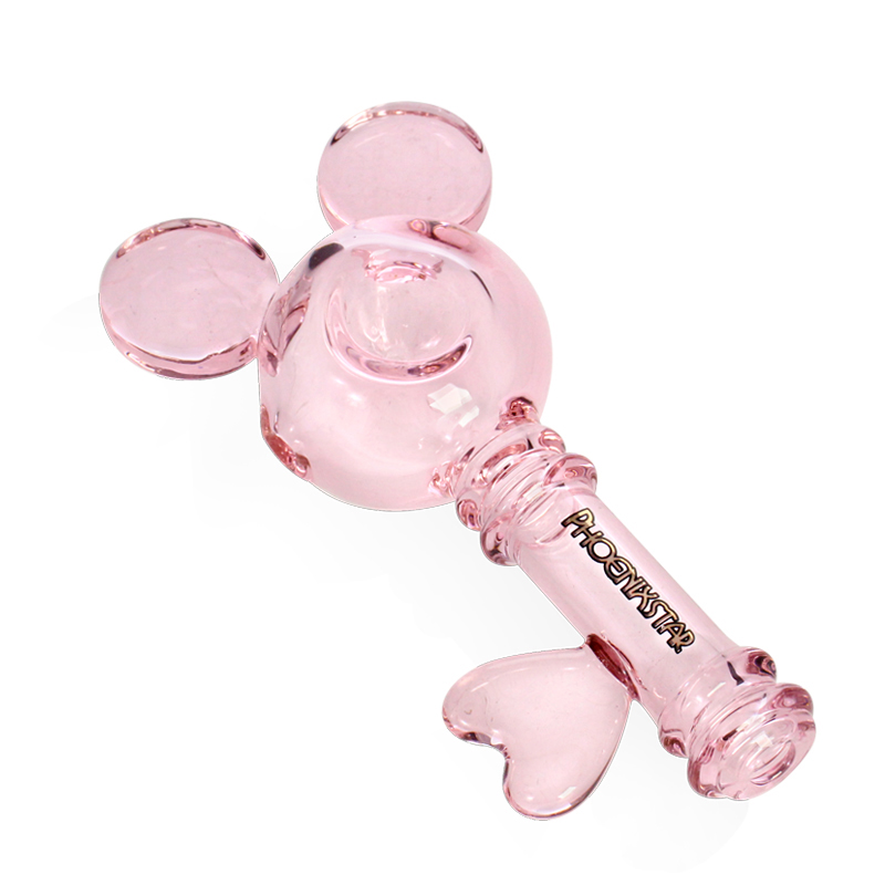 Micky Mouse Shaped Glass Handpipe for Sale | PhoenixStar Glass