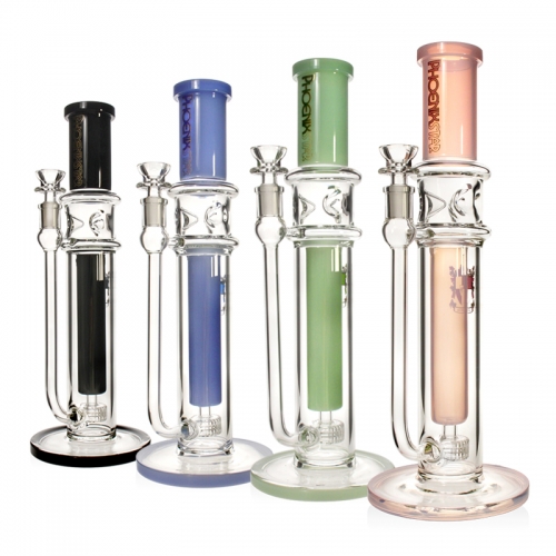 14" Straight Tube Bong with Matrix Perc & Ice Catcher