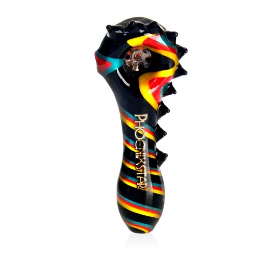 4" Novelty Claw Hand Pipe with 5-Hole Screen