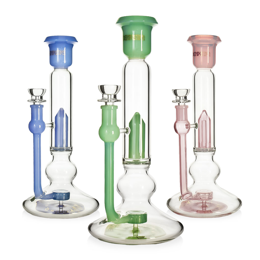 11 inch beaker bong with splash guard
