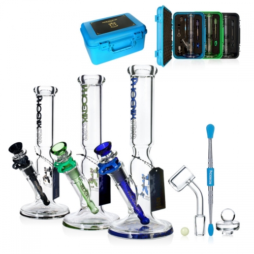 Dual Use Bong Dab Starter Kit with Bowl & Banger