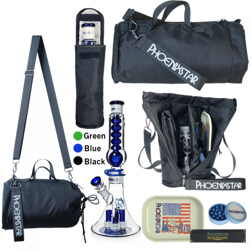 Glycerin 4 Perc Bong Complete Travel Kit