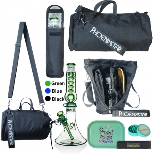 Portable Bong & Grinder Travel Kit