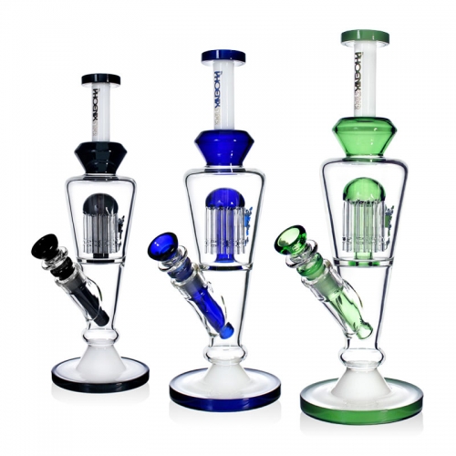 12.3" Tree Percolator Bong Straight Tube