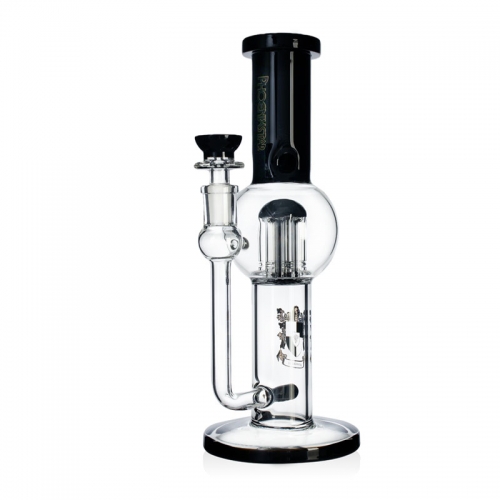 10.5-Inch Double Perc Mini Bong with Ice Catcher