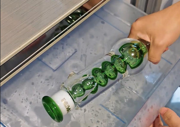 put glycerin top into freezer