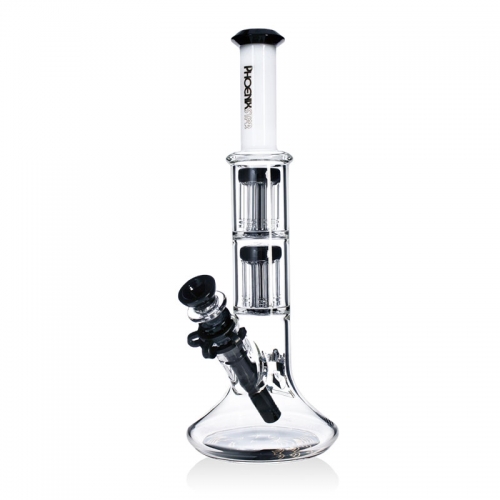 12" Double Tree Perc Beaker Bong