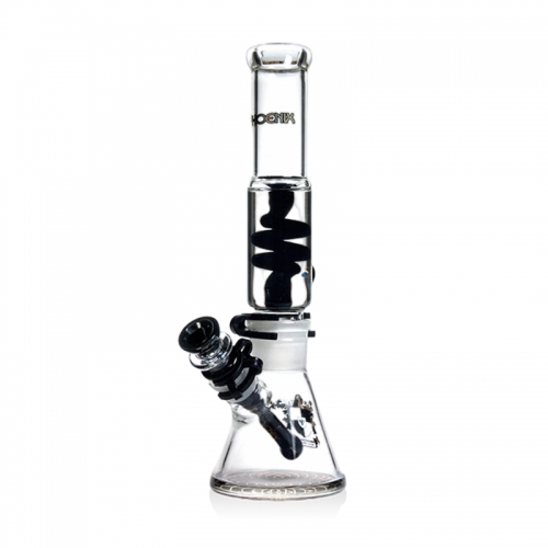 Freezable Glycerin Coil Beaker Bong 7mm 12 Inches