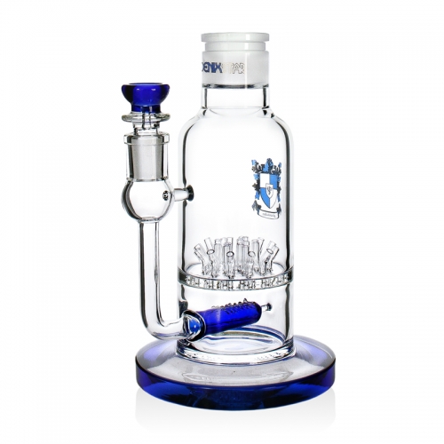 Dual Perc Modular Straight Tube Base Bong Bottom Part