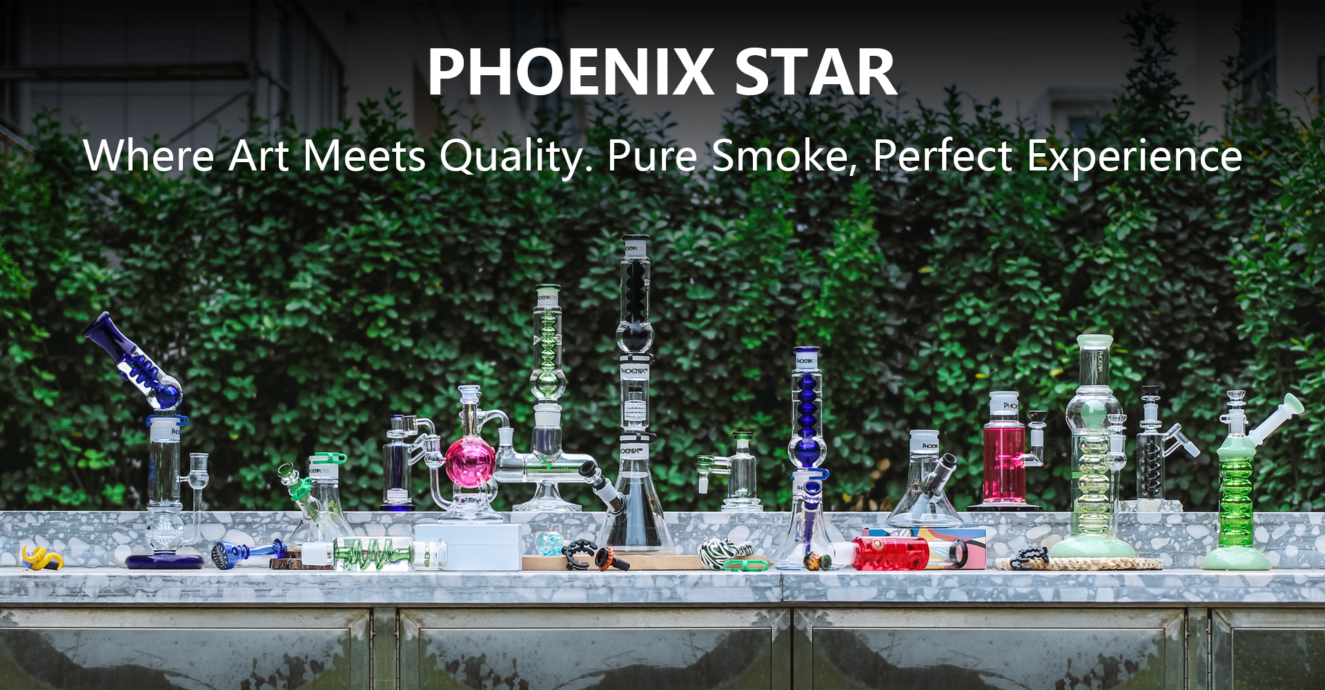 Glass bong manufacturing facility in China