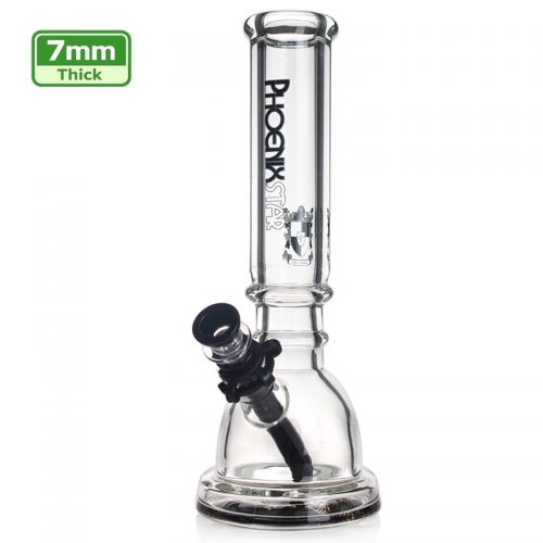 Phoenix Star 7mm Thick Bong with Wide Base 12 Inch
