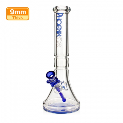 14-inch 9MM Thick Glass Beaker Bong
