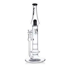 15.8" Triple Perc Beaker Bong with Splash Guard