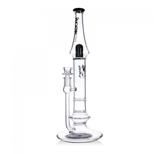 15.8" Triple Perc Beaker Bong with Splash Guard