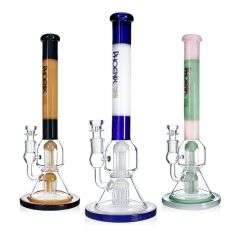 14.5" Double Perc Beaker Bong