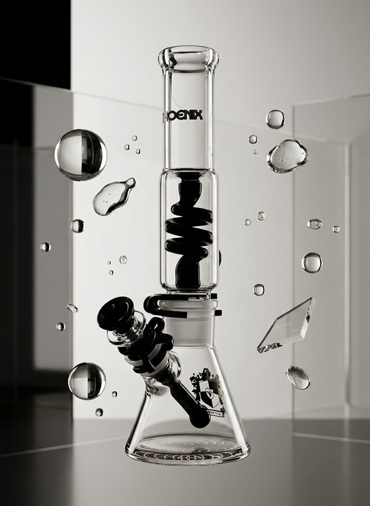 7mm thick glass glycerin bong