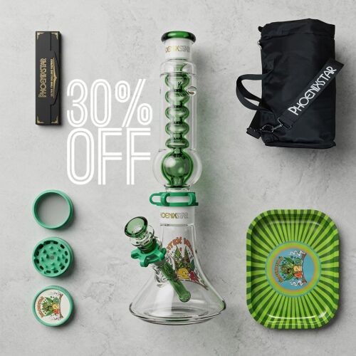 5-in-1 Glycerin Bong Travel Kit 420 Edition