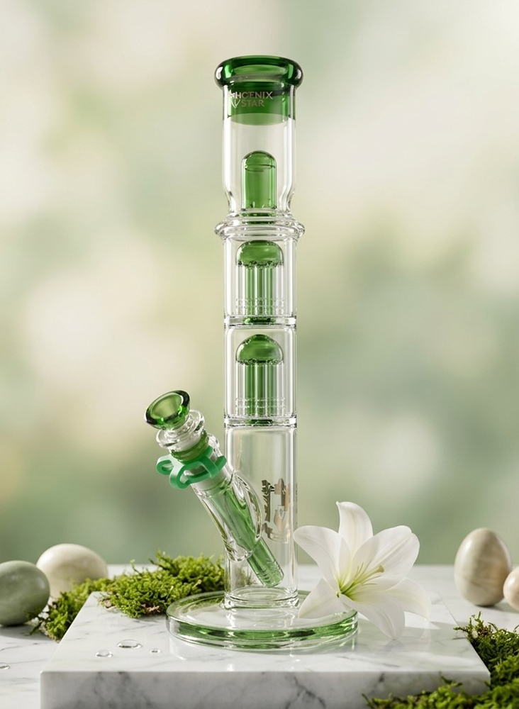 double tree perc bong