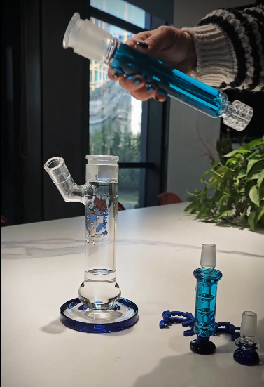detach the glycerin parts from a glycerin bubbler pipe