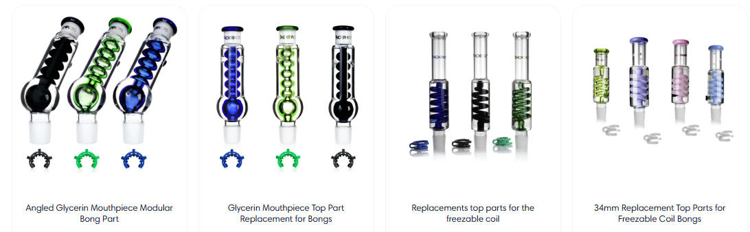 modular bong top parts