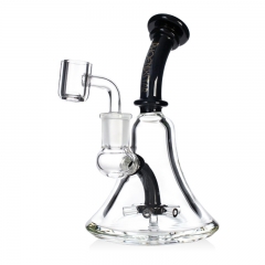 7mm Thick Glass Dab Rig with Propeller Perc