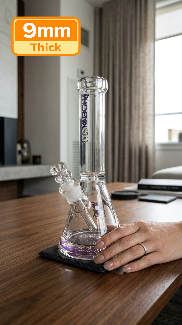 heavy duty thick beaker bong