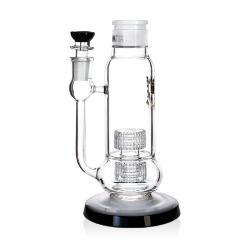 Modular Bong Base Part with Dual Matrix Perc