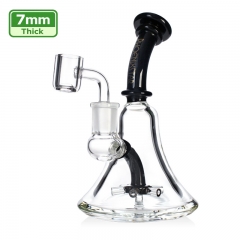 7mm Thick Glass Dab Rig with Propeller Perc