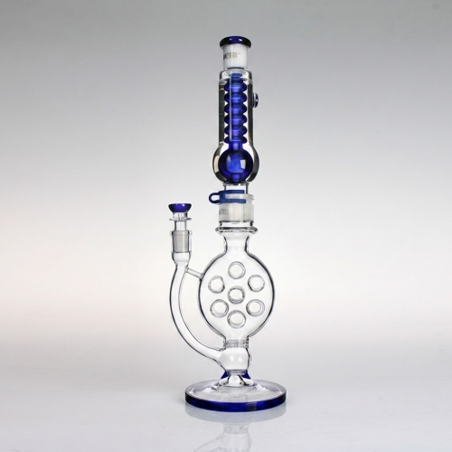 18" Swiss Perc Freezable Glycerin Bong Modular Design
