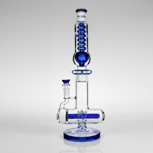 16.5" Freezable Glycerin Straight Bong with Diffused Inline Perc