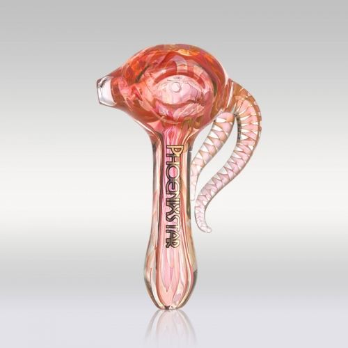 4" Gold Fumed Spoon Pipe