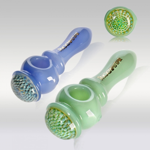 Artisan Glass Spoon pipe 5"