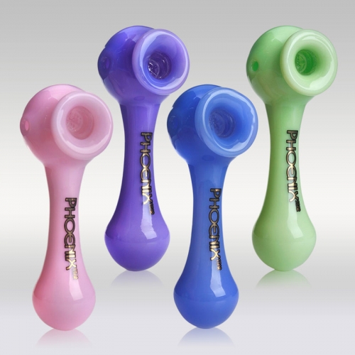Phoenix Star Hand Pipe with 5-hole Glass Filter Screen 4.8 Inches