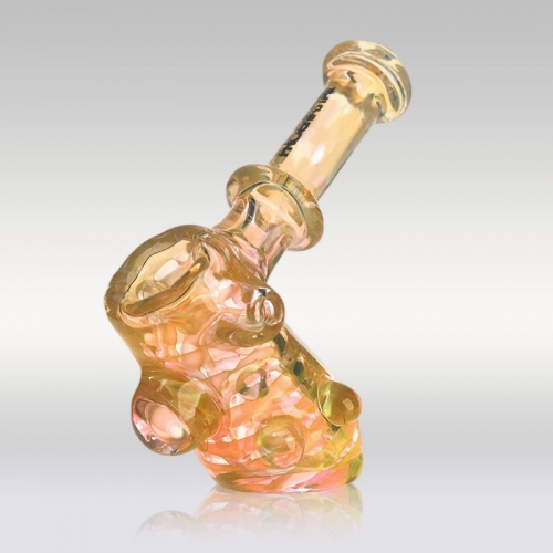 4.6" Gold Fumed Hammer  Pipe