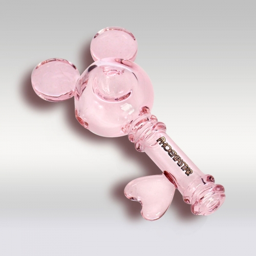 Micky Mouse Shaped Glass Handpipe