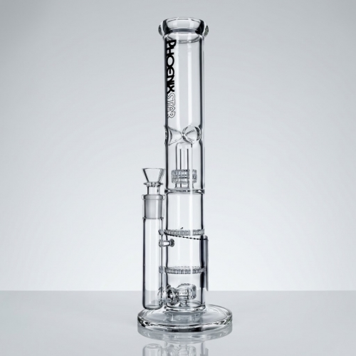 4 Perc Bong Honeycomb & Matrix 14 Inches