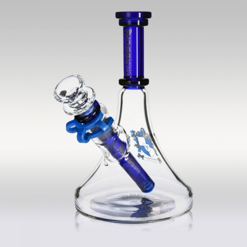 7.5" Mini Bong with Wide Beaker Chamber