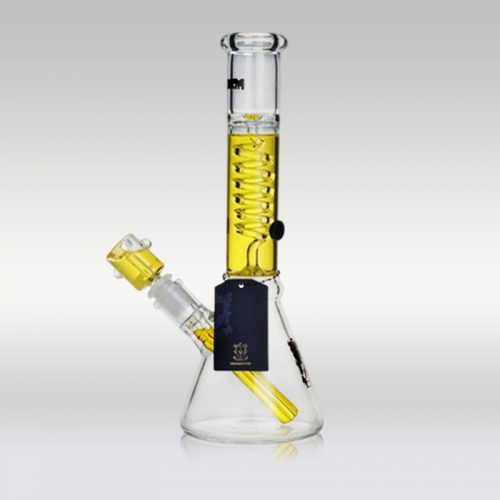 Phoenix Star Beaker Bong 5mm Thick Freezable Coil 12 Inches