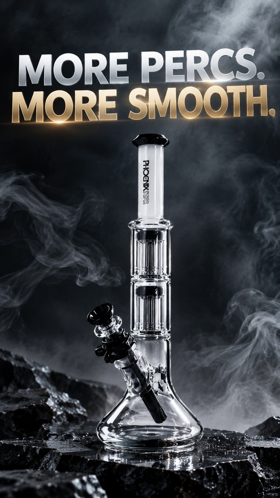 glass bongs with multiple percolators